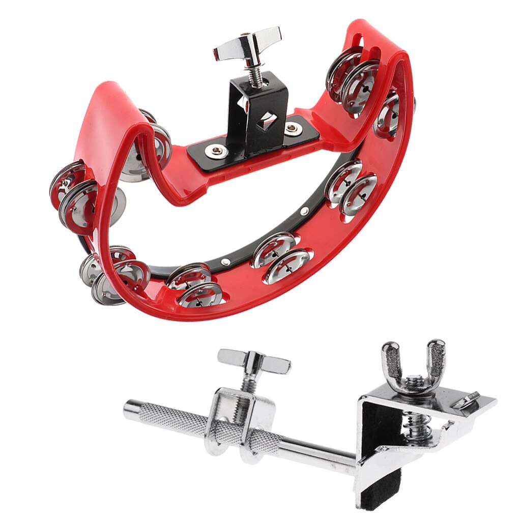 Percussion Rattle Clacker Tambourine Rattle Percussion with Clip Holder for ... – Vicedeal