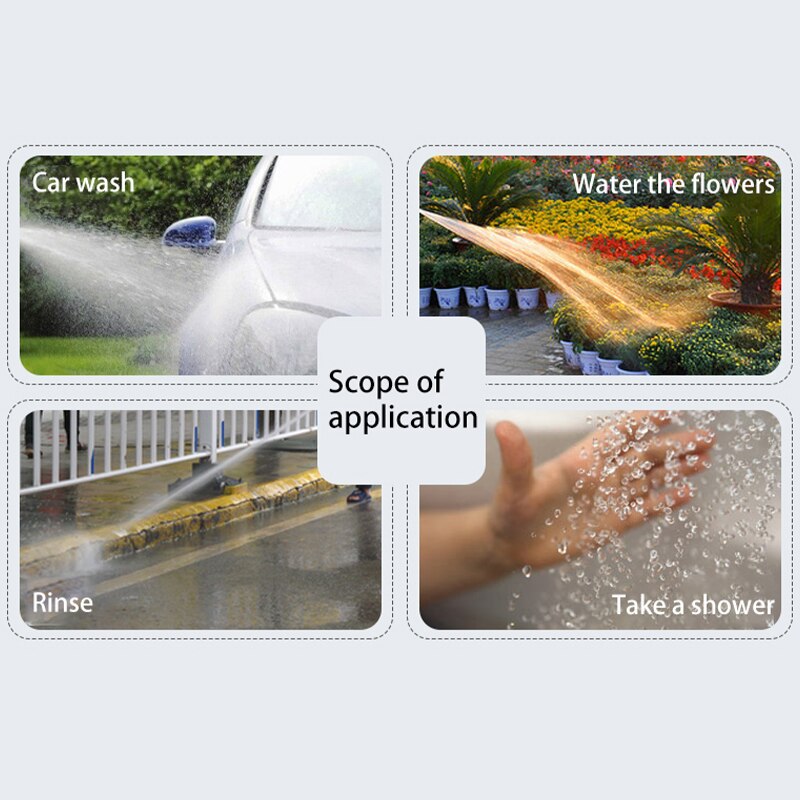 Portable dual-pump car washing machine / Household 220v high pressure car washing machine / Car washing water pump