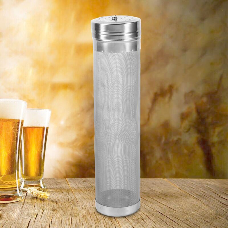 Bolsa de filtro inoxidable para gelatina, Filtro de acero para vino, cerveza y cerveza, barril de cerveza hogareña de araña Hop, tolva seca
