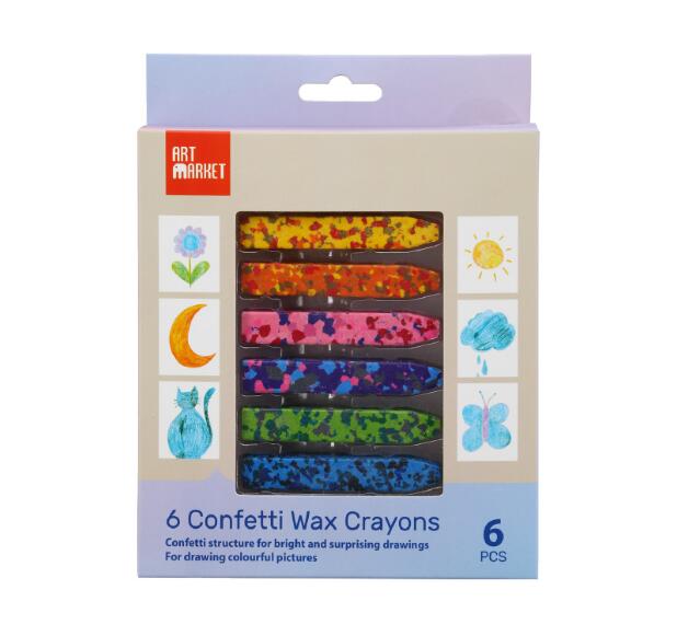 Monet's Color Mixed Crayons Impressionism Colorful Pot Crayon Art Supplies Kids Graffiti Drawing Crayons Set