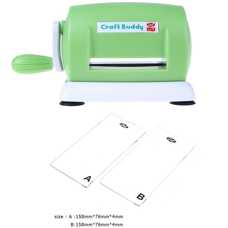 5 Colors DIY Metal Cutting Dies Machine for Embossing Scrapbooking Cutter Dies Cards Making Crafts Paper Cutter Die-Cut Machine: Green