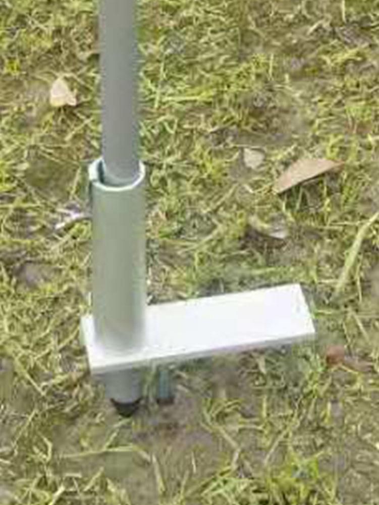 Patio Parasol Houder Anker Strand Paraplu Zware Metalen Grond Gras Houder Stand Ideaal Voor Gebruik In Bodem