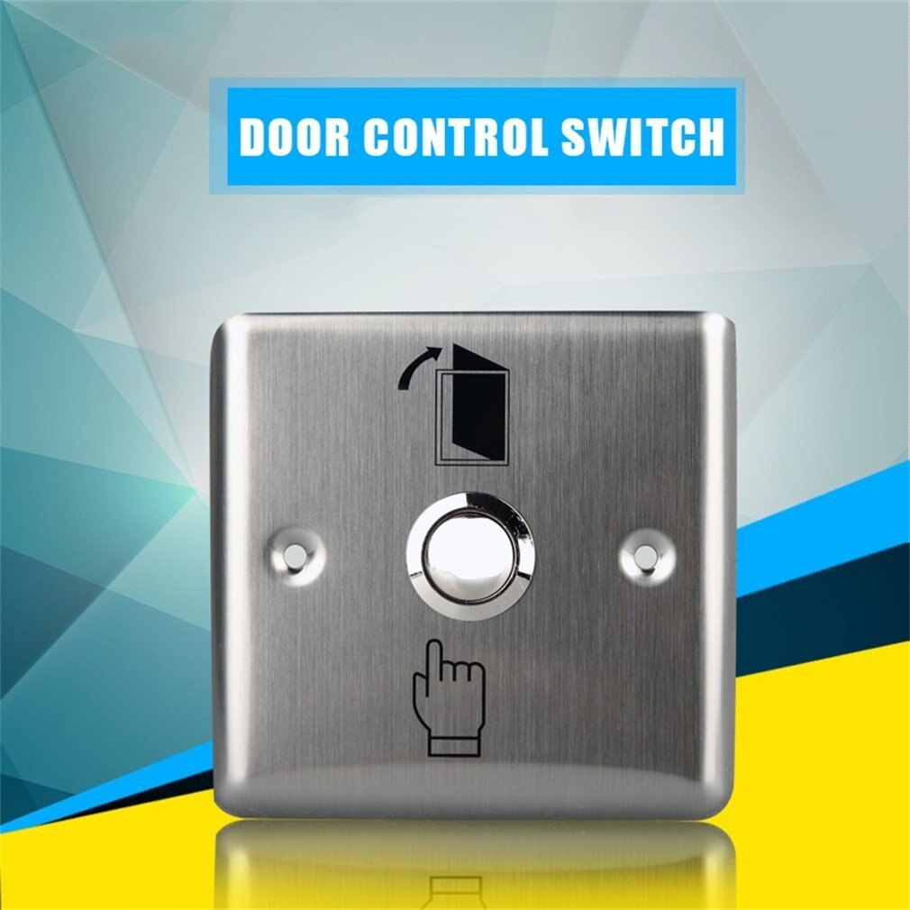 Wireless Switch Touch Panel Release Button Access Control Gate Opener Doorbell K14 Stainless Steel Door Exit Push Home