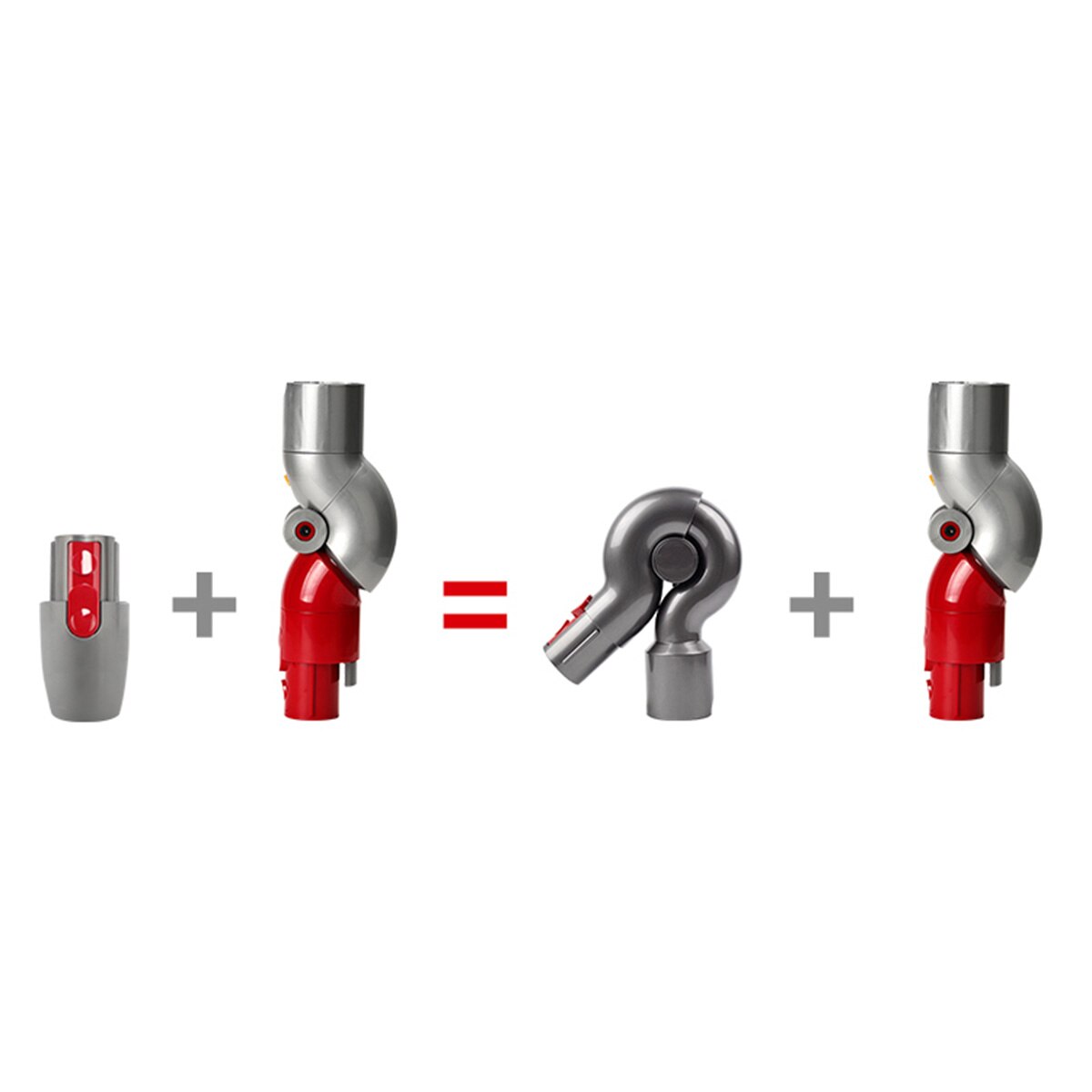 For Dyson V7 V8 V10 V11 Quick Release Top Adaptor Tool Bottom Adapter 967762-01 Replacement Accessories