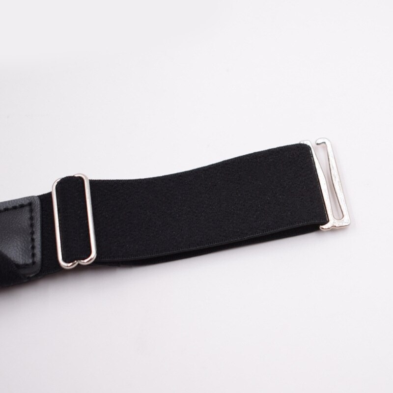 2Pcs/Set Mens Shirt Stays Holder Non-slip Locking Clamps Elastic Leg Suspenders