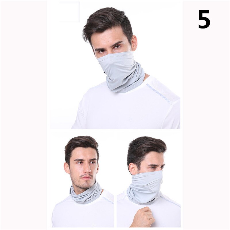 Unisex Beanie Hats Ski Snood Scarf Women Men Thermal Fleece Scarf Snood Neck Warmer Face Mask Winter Spring