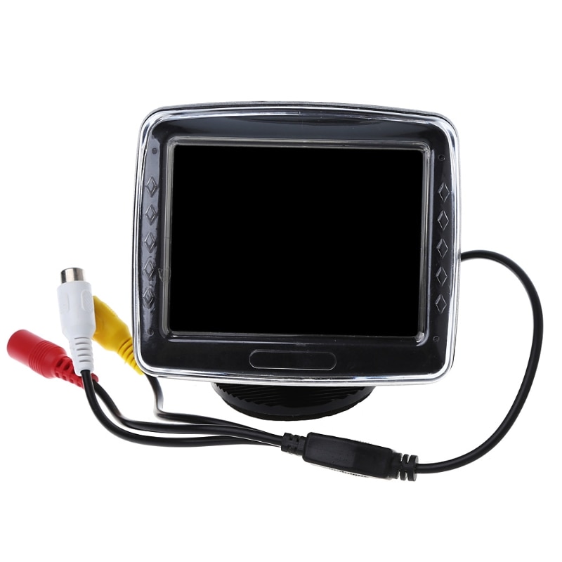 3.5 Inch TFT LCD Screen Monitor Reverse Camera Car Rear View Backup Oct. 4