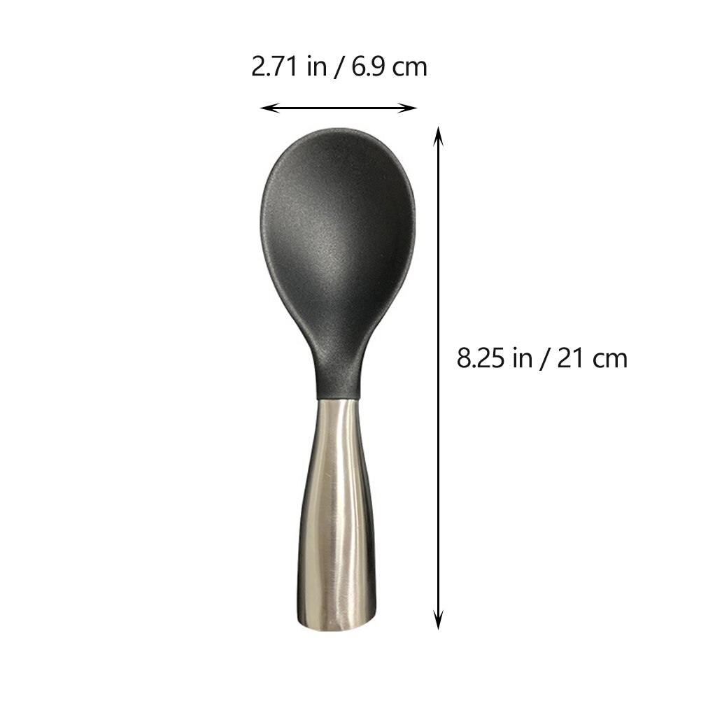 Durable Rice Serving Spoon Rice Scoop Stainless Steel Handle Rice Spatula