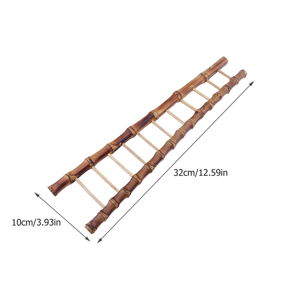 1pc Exquisitely Decorative Bamboo Ladder Bamboo Photo Prop for Decoration