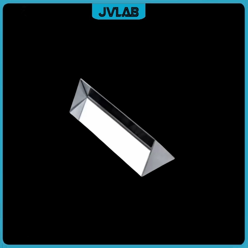 Triangular Color Prism 25*25*80MM Optical Glass Right Angle Reflecting Triangular Prism For Teaching Light Spectrum