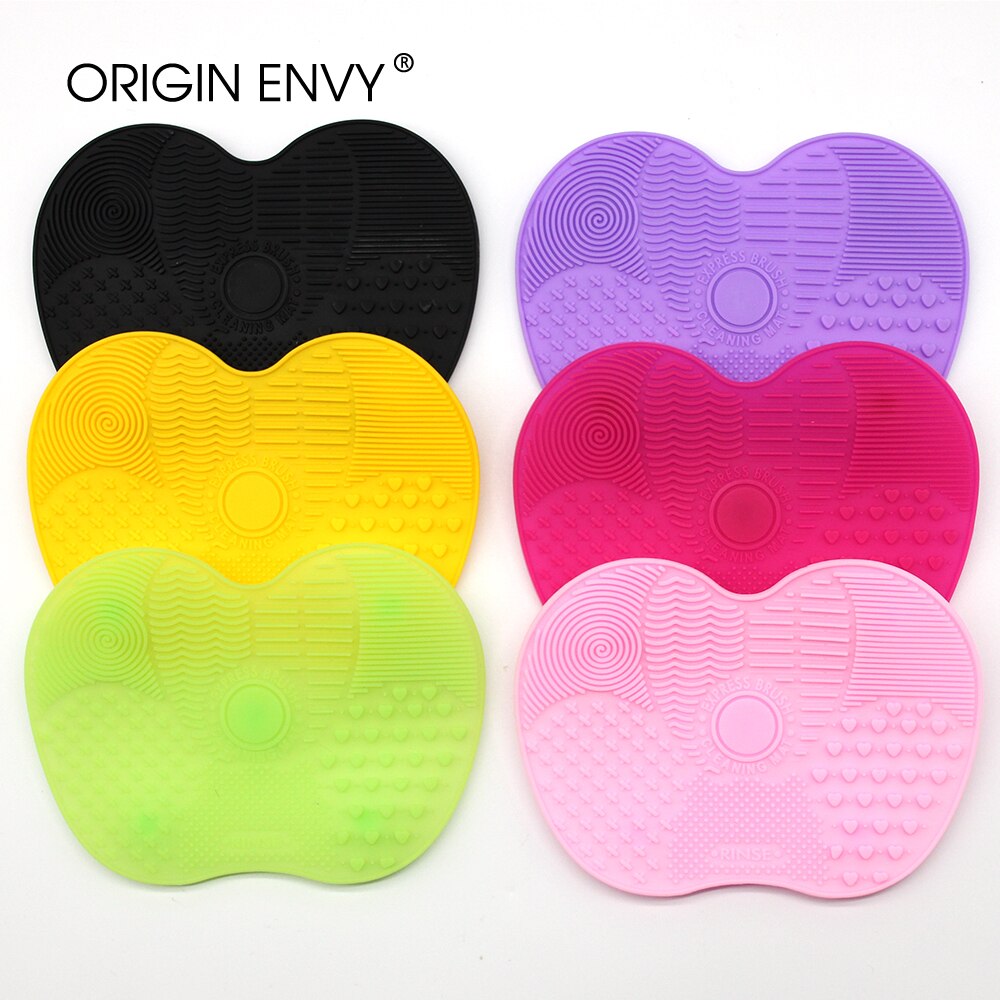 ORIGIN ENVY Makeup Brush Cleaner Pad Make Up Washing Brush Gel Cleaning Mat Hand Tool Foundation Makeup Brush Scrubber Board