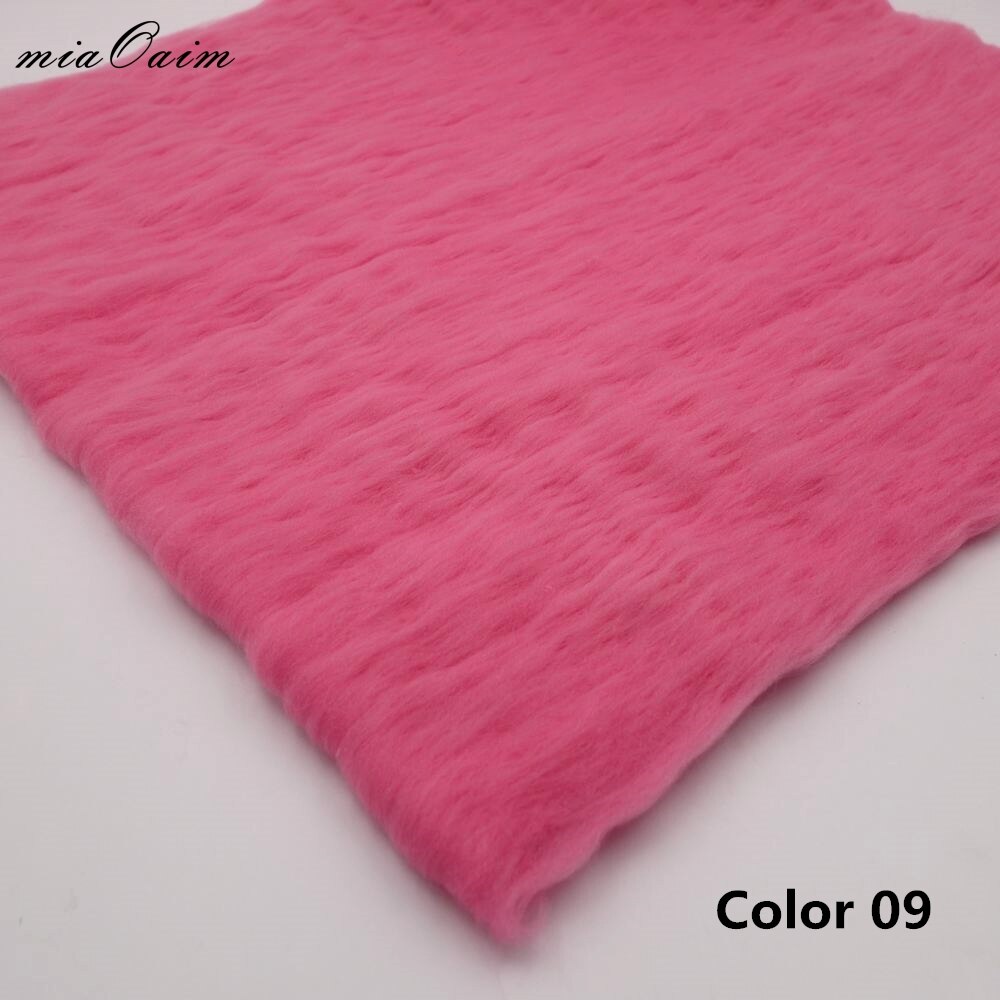 2Pcs in A Lot Fluffy Wool Felt Fleece Blanket Basket Filler Stuffer Layer Backdrop Newborn Photography Props Baby Shower