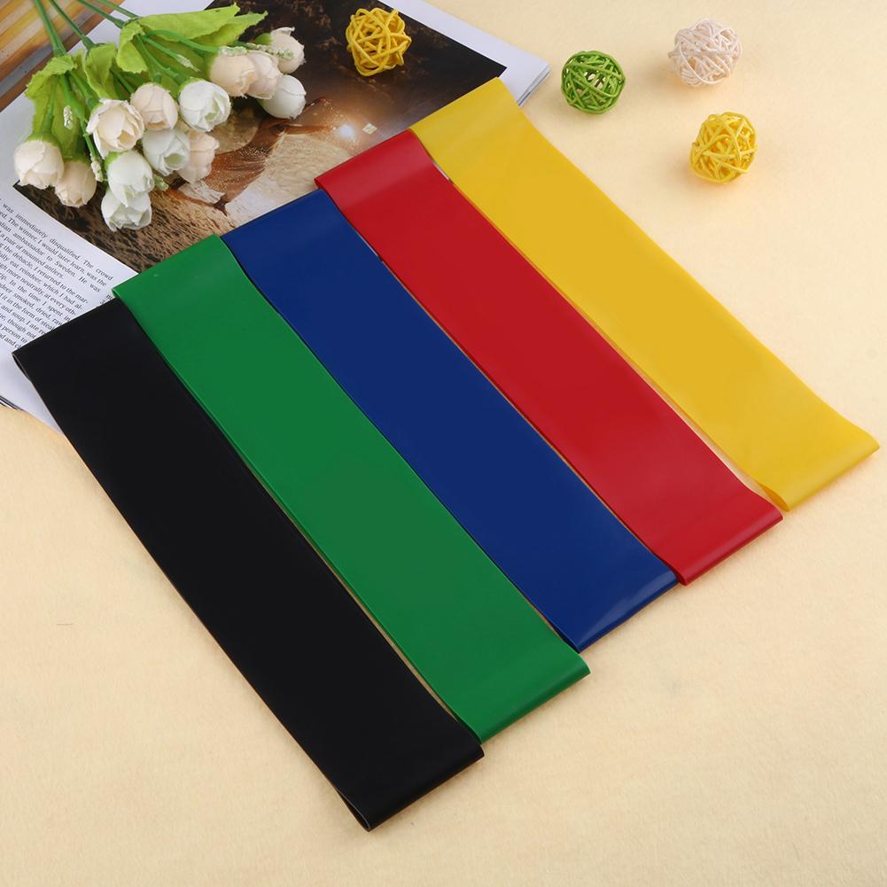 1pc Yoga Resistance Band Gym Exercise Loop Band Fitness Loop Stretch Band Gym Equipment Training Exercise Latex Band