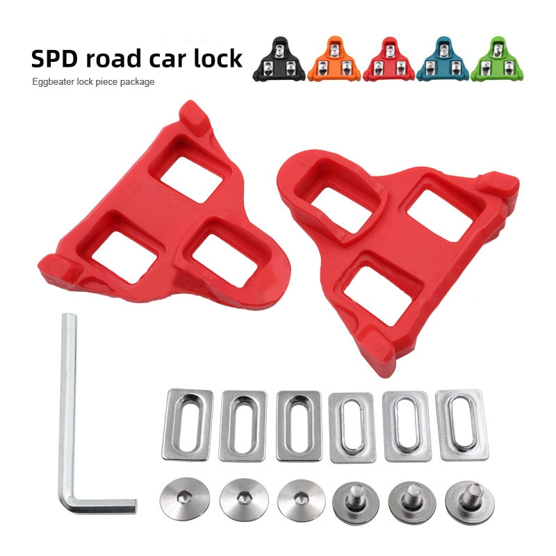 Cubiertas de tacos para ciclismo de 6 grados, tacos de bicicleta de carretera, pedales de ciclismo con bloqueo automático para Ciclismo de Carretera, equipos deportivos para montar