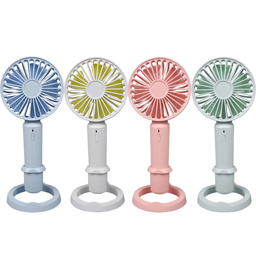Usb Oplaadbare Mini Handheld Desk Fan Verstelbare Snelheid Voor Thuis En Reizen Draagbare Koeler Ventilator Voor Outdoor