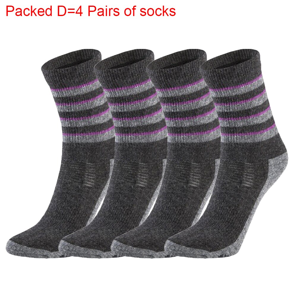 Chaussettes de randonnée en laine mérinos 50% pour enfants, chaussettes chaudes d&#39;hiver pour Sports de plein air, chaussettes thermiques pour équipe, taille européenne 31 à 34