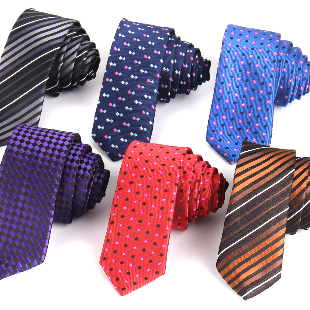 Skinny Tie For Men Women Classic Striped Neck Tie For Party Business Casual Suit Neckties Wedding Neck Ties For Groom