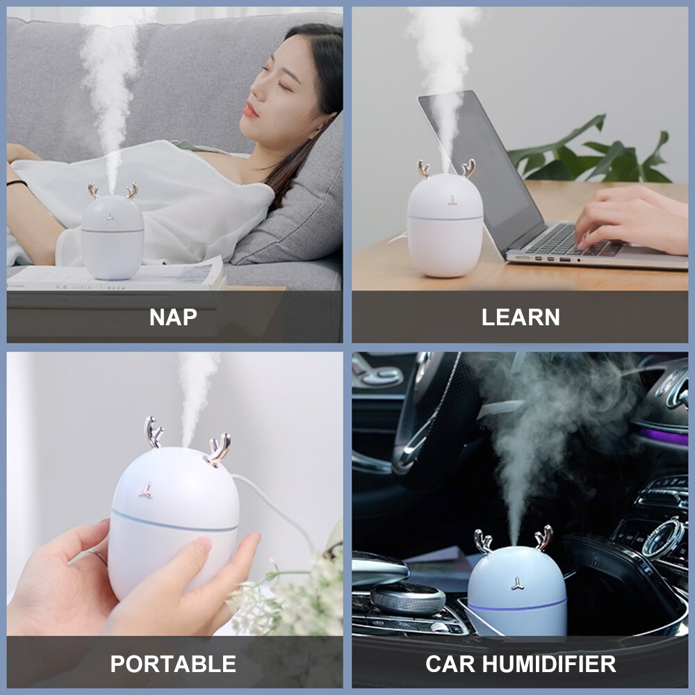 Humidificateur domestique pour chambre à coucher, petit mini pulvérisateur de purification d'air, instrument de remplissage d'eau, climatiseur usb