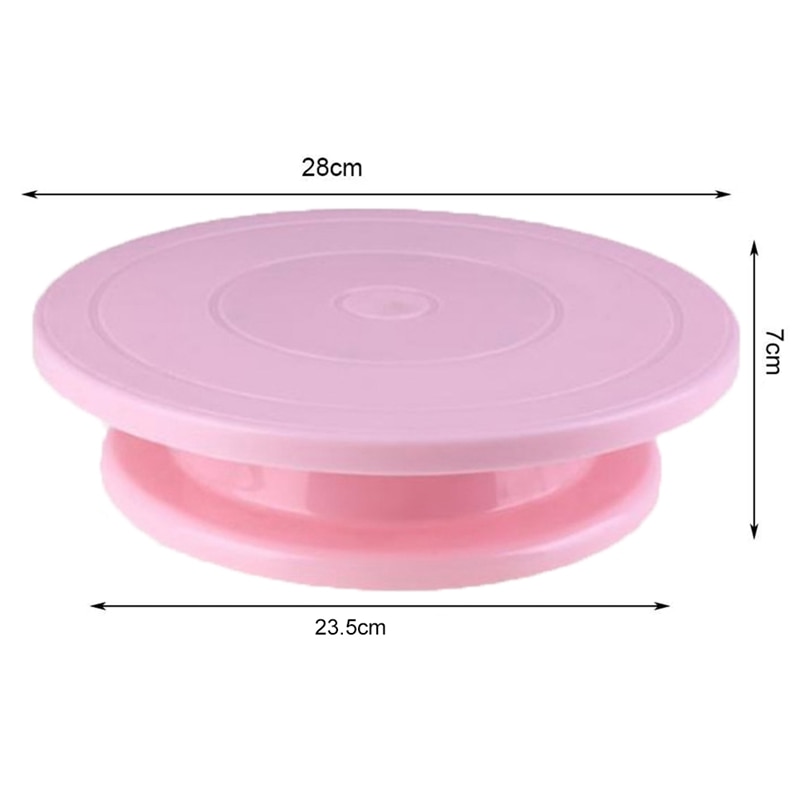 Giradischi per torta fai-da-te stampo da forno piatto per torta rotante rotondo strumenti per decorare torte tavola rotante forniture per pasticceria accessori per la cottura