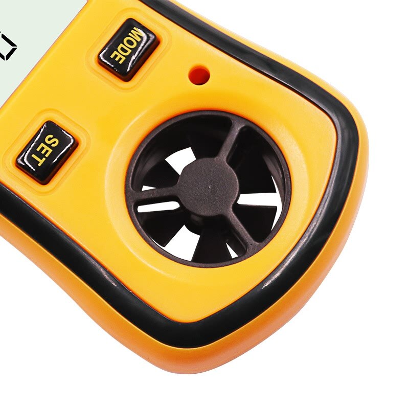 QSTEXPRESS Portable Anemometer Anemometro Thermometer Wind Speed Gauge Meter Windmeter 30m/s LCD Digital Hand-held Measure tool