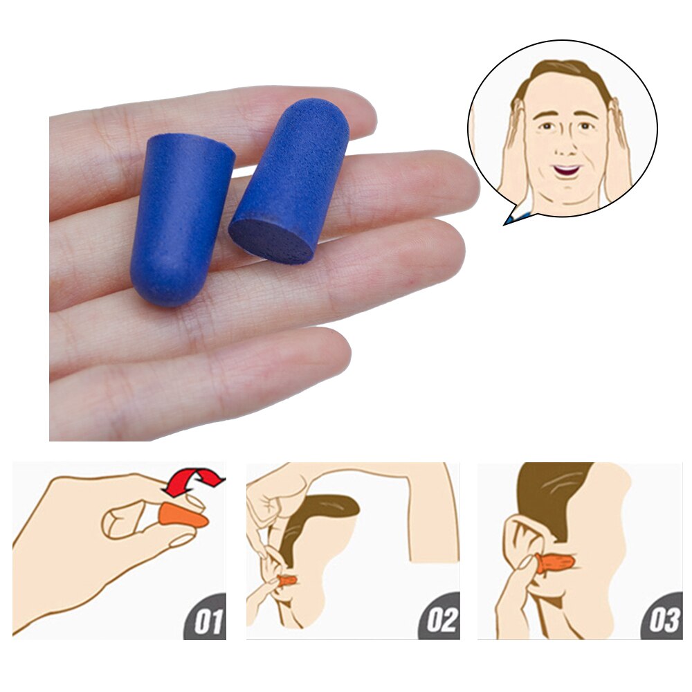 3D Memory Foam Eye Mask with Ear Plugs Eyeshades Travel Set for Sleeping Work Study Rest Sleep Mask Soft Sponge Pad Cover