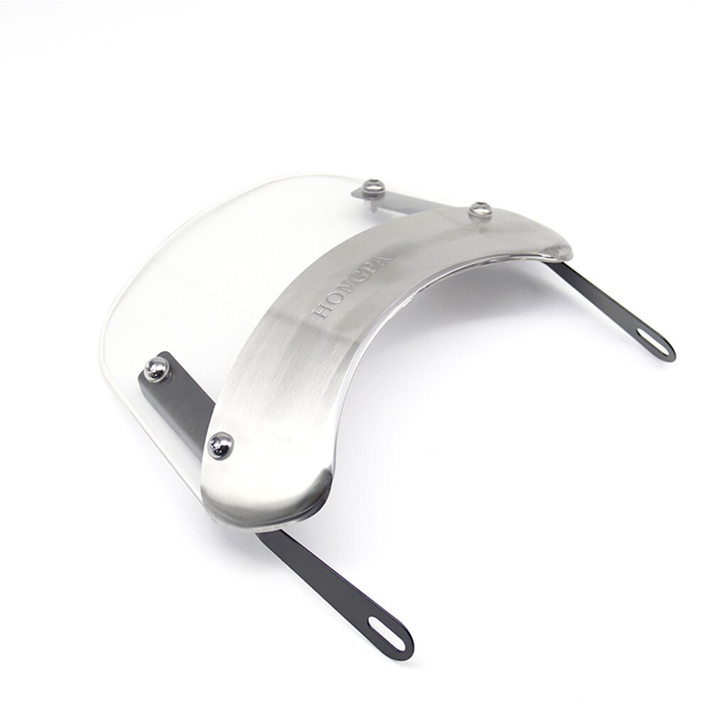 Pare-brise de moto rétro café Racer 5-7 pouces, déflecteur de vent pour Yamaha XJ 400 XJ 600S Diversion XJR 1200: Clear