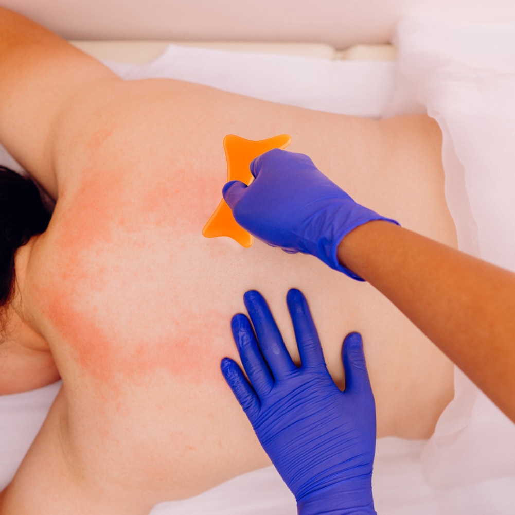 Massage skrabebræt naturlig harpiks bivoks til ansigtet hals guasha skraber til ansigtet hals anti-rynke ansigts øjenpleje godt helbred