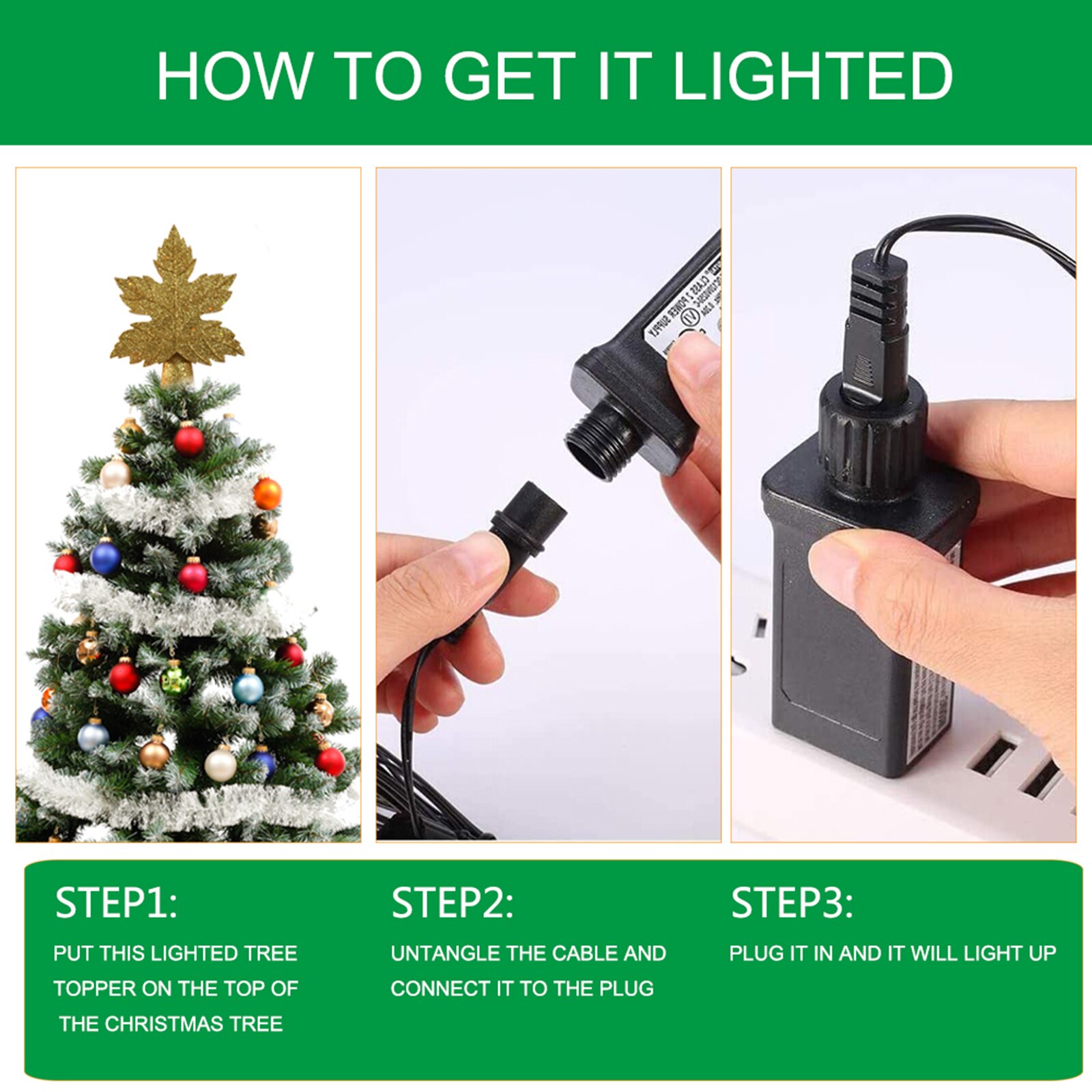 Christmas Tree Topping LED Night Light Projector Projection Lamp Party For Kids Christmas Glitter Gold Party Lights