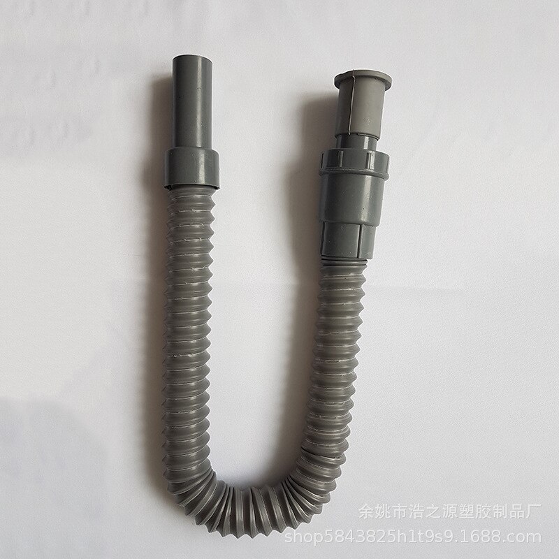 Wash Basin Taiwan Sewer Pipe Drainer Wash Basin Sink Deodorizing Drain 8008 Gray Steel Wire Pipe