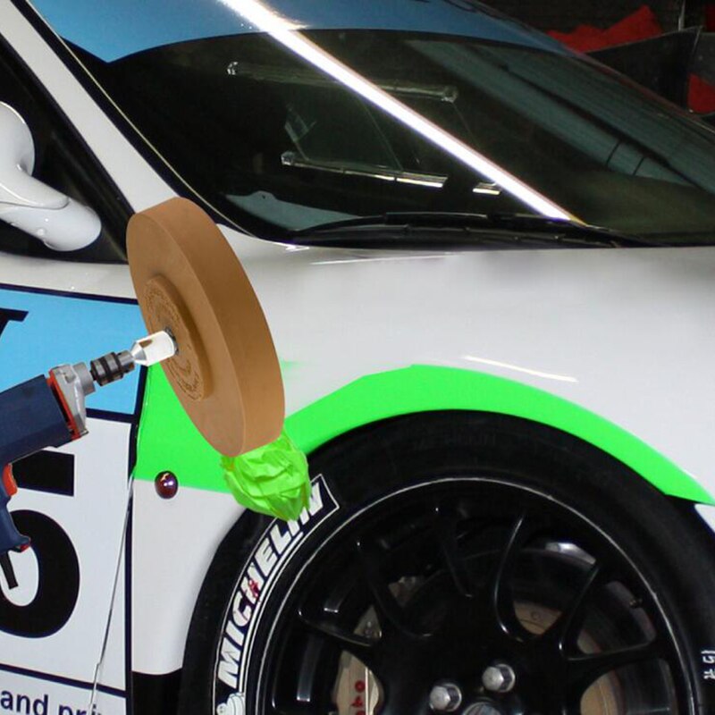 Auto sticker verwijderaar gum wiel voor lijm sticker pinstripe verwijderaar 4 inch