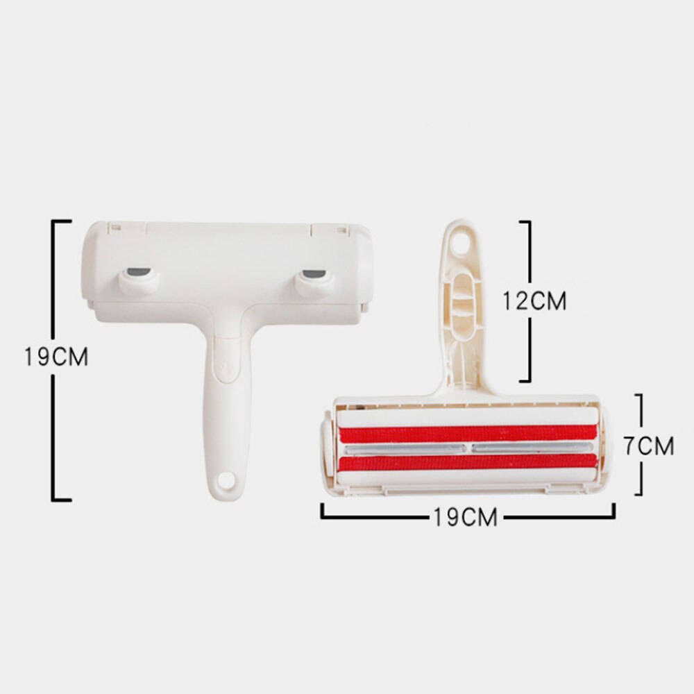 2-Way Pet Hair Remover Roller Pluisjes Verwijderen Borstel Hond Kat Bont Kleding Tapijt Reinigingsborstel Fuzz Scheerapparaat Huisdier kam Gereedschap Accessoires
