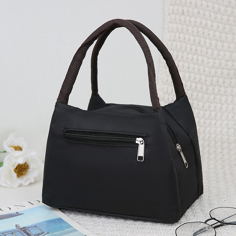 Reusable Lunch Bag For Women Large Capacity Oxford Cloth Waterproof Lunch Box Bag Office Worker Student Lunch Tote Bags