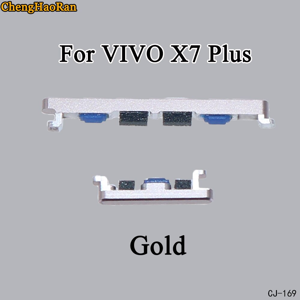 ChengHaoRan 1 Set botón de encendido y volumen tecla lateral para VIVO XPlay 5 XPlay 6X7X7 Plus reparación de la parte