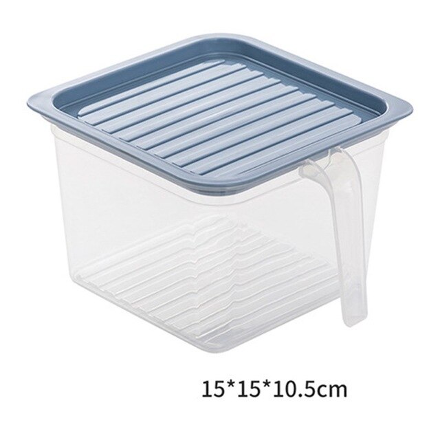 Contenedores Apilables Alimentos MineSign Paquete De 4 Cajones Apilables Para Nevera, Contenedores De Almacenamiento Extraíbles Con Asa, Contenedor De Organizador Cocina Práctico