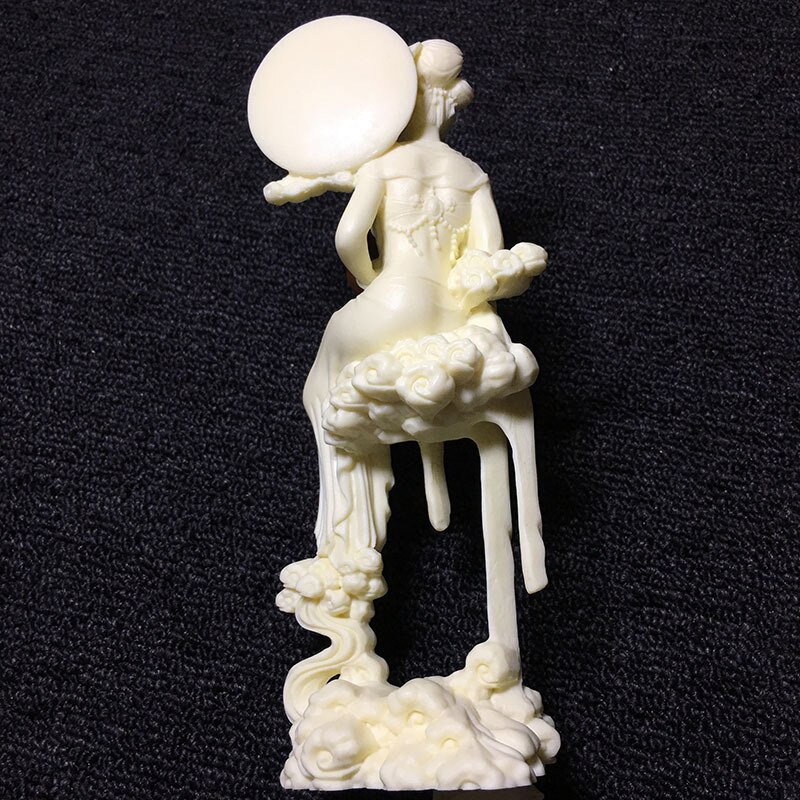 Chinese style character Chang'e fairy statue，Modern art sculpture，Chang'e to the moon，High-end home decoration statue