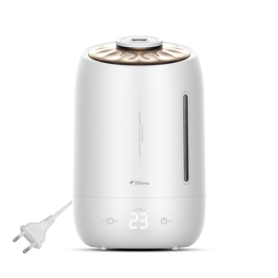Upgraded Deerma Air Humidifier Xiaomi smart touch-sensitive screen Timing Silent Household 5L Large Capacity F600 Essential oil: Default Title