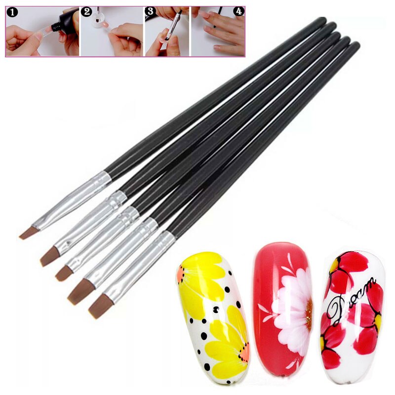 Brosse pour manucure et pédicure souple, élimine la poussière, outil de nettoyage des ongles, pour soins des ongles