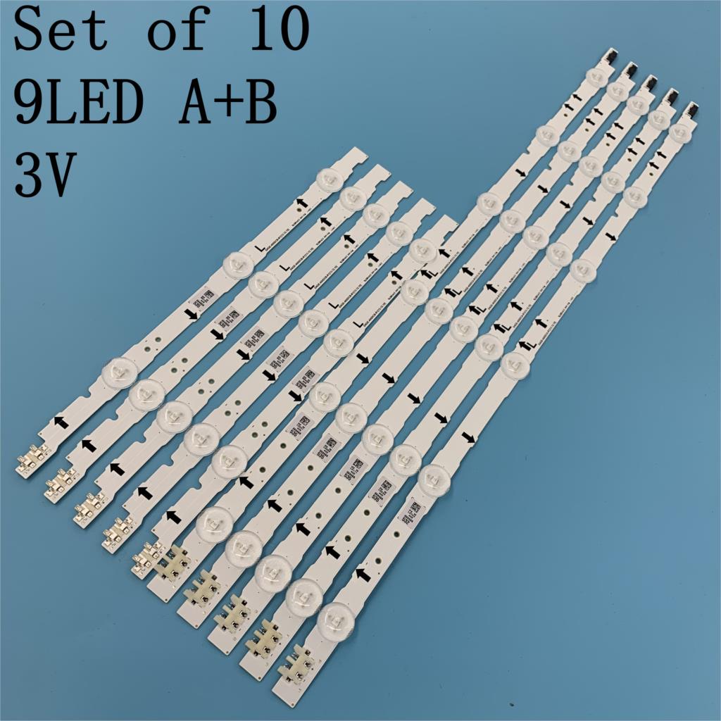 100% neue Original 10 Teile/satz LED-hintergrundbeleuchtung streifen D4GE-400DCA-R1 R2 D4GE-400DCB-R1 R2 für CY-GH040CSLV5H