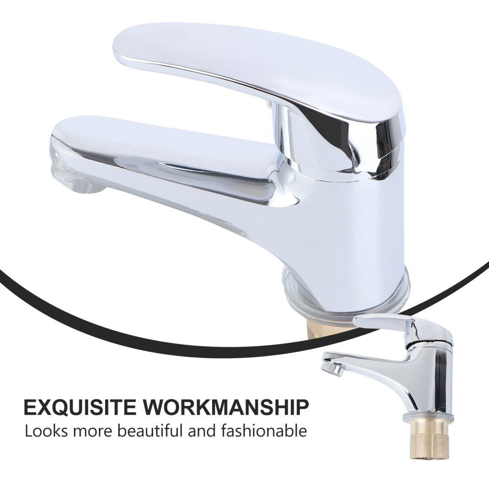 Kitchen Tap Alloy Basin Taps Metal Sink Tap and Cold Water Home Alloy)