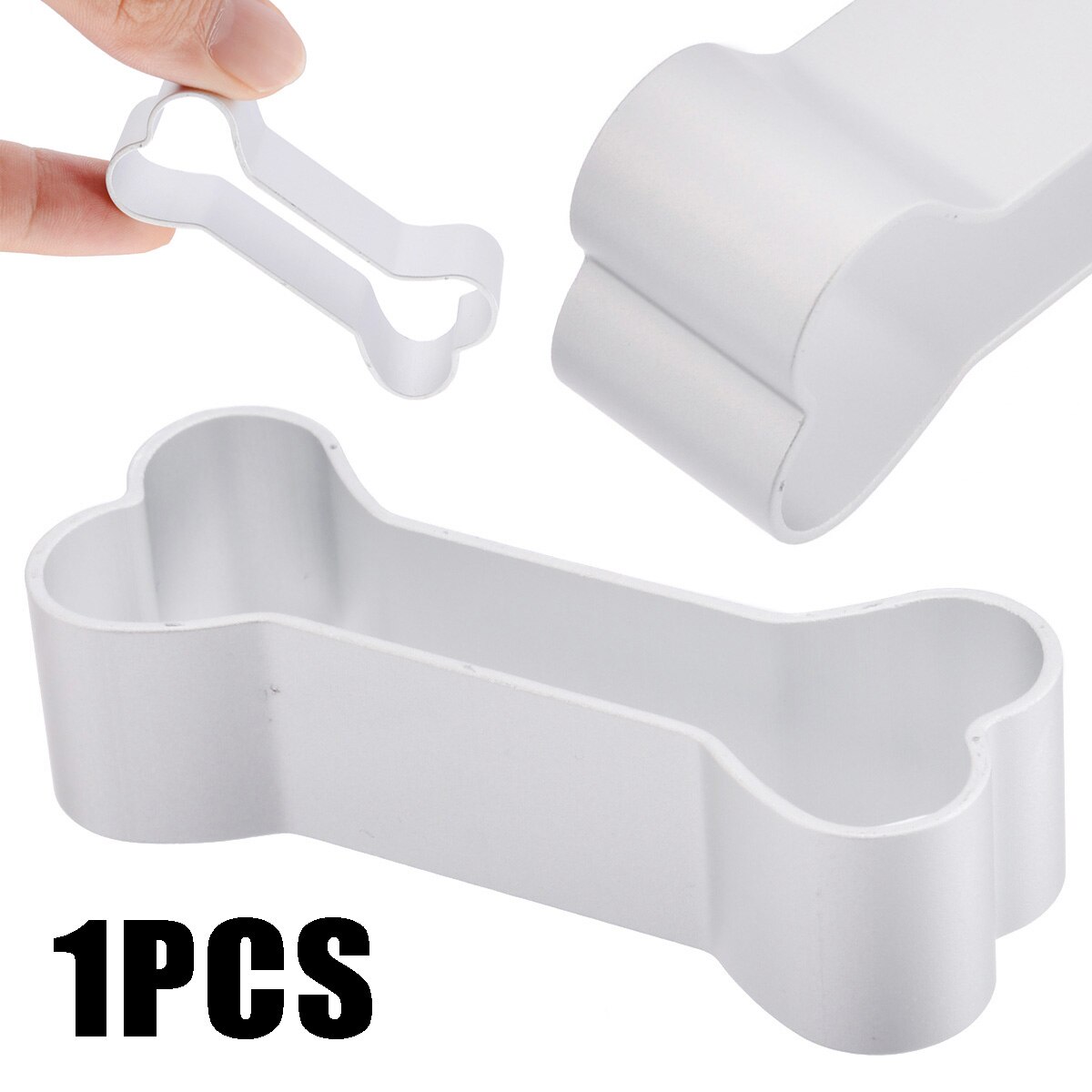 Mayitr-Molde para galletas con forma de hueso de perro 3D, herramienta de corte de acero inoxidable para Fondant, sellos de galletas, herramientas de cocina para hornear 6,5x2,5 cm