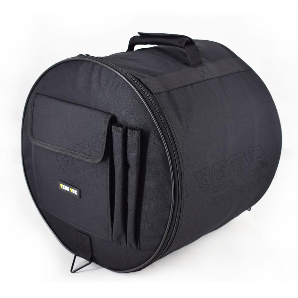 Portable smaller Snare bass drum package bag cover box Dumb drum shoulders backpack black Carrying Case Drums Gig
