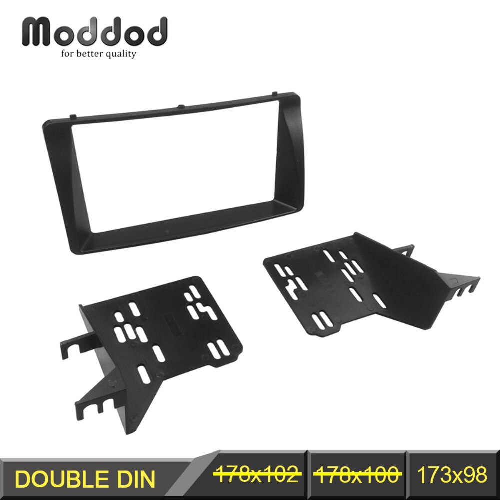 Radio Fascia With Brackets for TOYOTA Corolla Radio CD Stereo Panel Dash Mount Installation Trim Kit Frame Facia