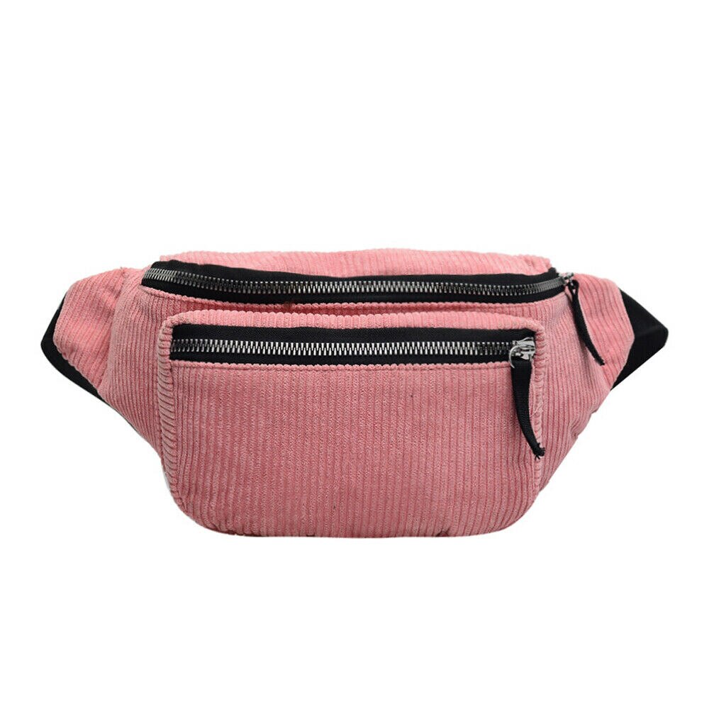 Taille Fanny Pack Frauen Solide Gürtel Zipper Taille Tasche Brust Tote Geldbörse Taschen Schwarz Braun Rosa Wein Rot