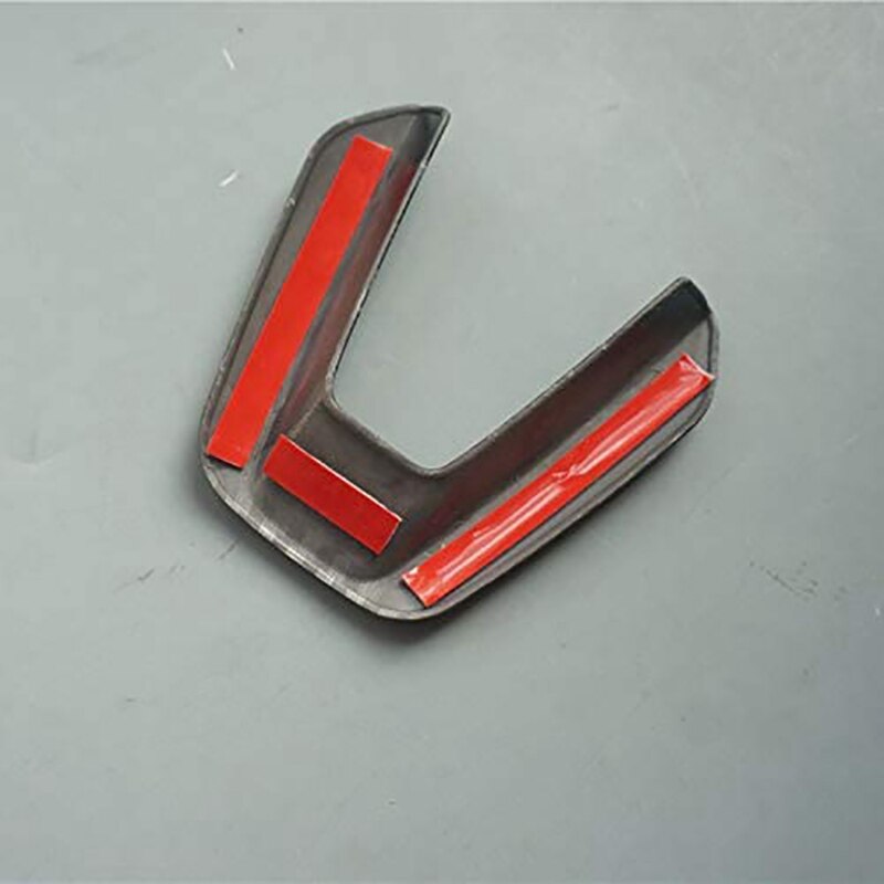 6 Pcs Carbon Fiber Steering Wheel Frame Cover Moulding, Car Interior Accessories-Carbon Fiber + Abs & Carbon Fiber