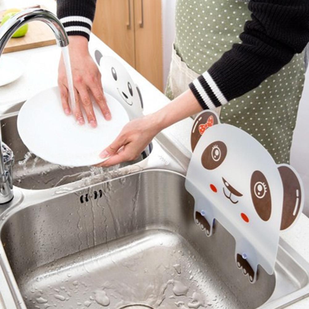 Panda Beer Sucker Water Splash Guard Baffle Wastafel Sink Boord Keuken Tool