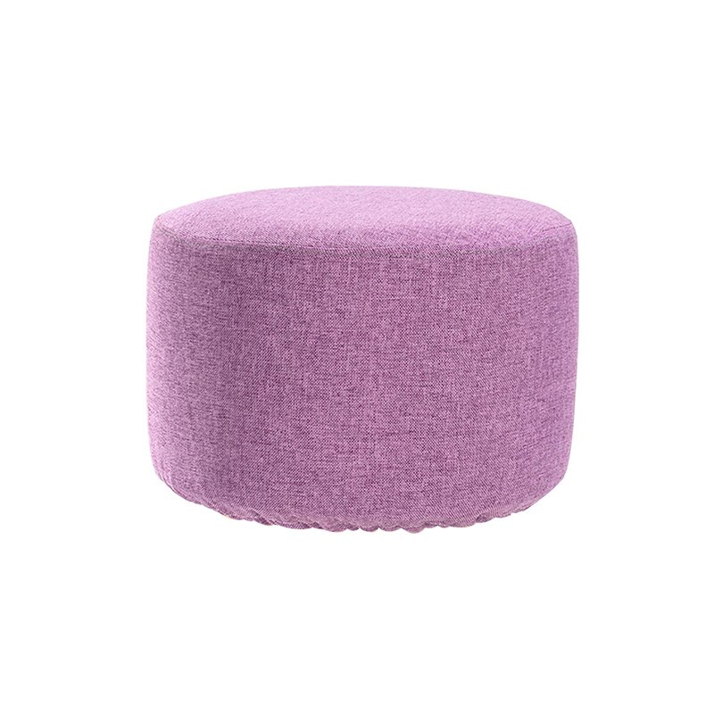 housse tabouret housse pouf rond Housses de tabouret rondes de couleur unie, housse de protection pour repose-pieds, décoration de maison lavable: chair cover S3