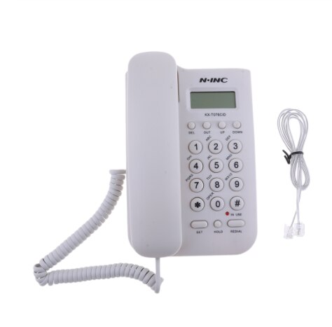 Wall Mount Corded Phone Landline Telephone Home Office Desktop Caller Fixed Telephone Home Office Wall Mount Hotel Wall-mounted