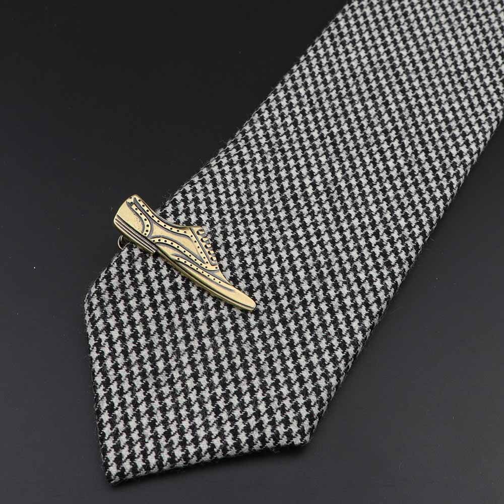 Mand ny slips clip mand bar afslappet cykel blad slips clips #39 rustfrit stål smykker herretøjstilbehør: 7