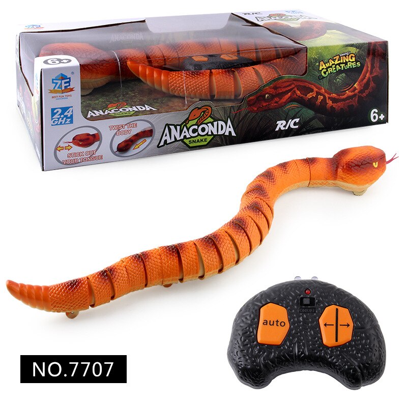 Kids Toys Remote Control Snake Infrared Remote Cntrol Python Spoof Prank Electric Cobra Children's Toys