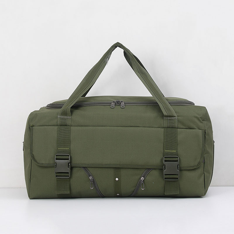 80L Men Travel Bag Multifunction Oxford Bags Carry on Luggage Bag Man Tote Duffle Large Capacity Utility Weekend Bag Waterproof: Green